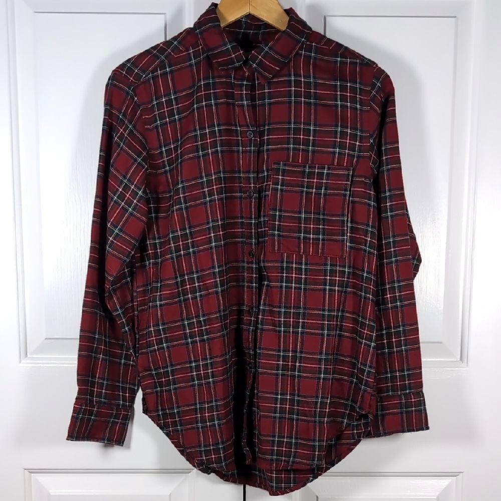Vintage Y2K Abercrombie & Fitch Soft AF Oversized Flannel Grunge Gorpcore Shirt